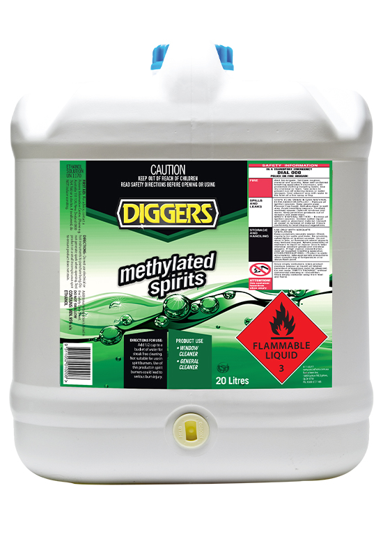DIGGERS Methylated Spirits 20L