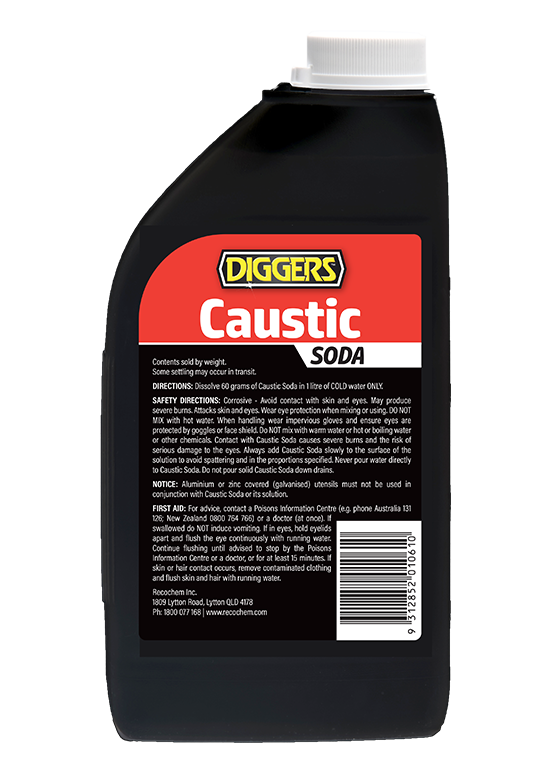 DIGGERS Caustic Soda Back