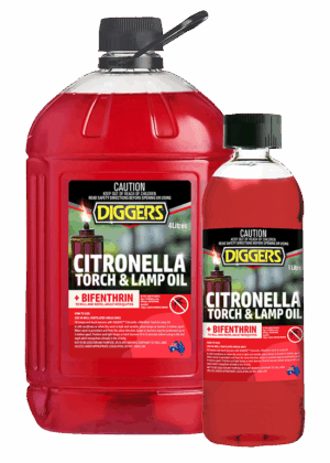 DIGGERS™ Citronella Torch & Lamp Oil +BIFENTRHIN