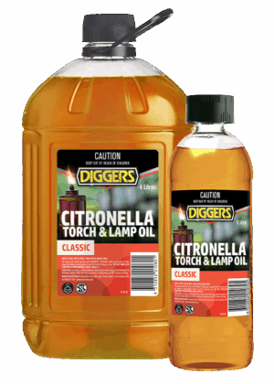 DIGGERS™ Citronella Torch & Lamp Oil CLASSIC