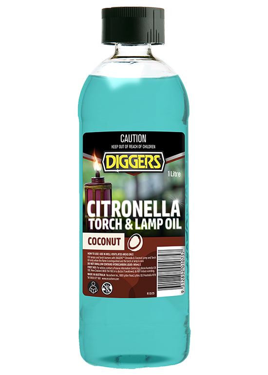 DIGGERS™ Citronella Torch & Lamp Oil COCONUT