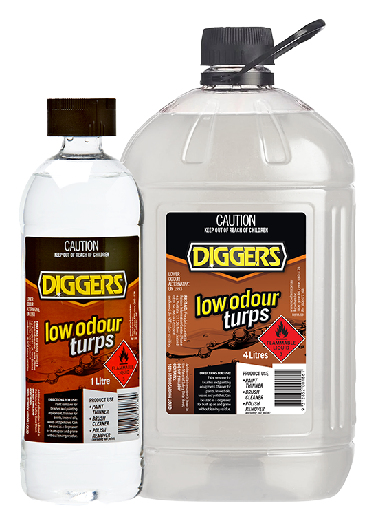DIGGERS™ Low Odour Mineral Turpentine